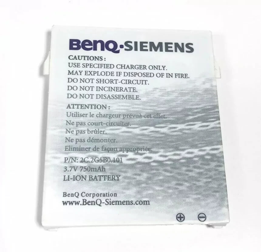 BENQ-Siemens Li-ion Battery 3.7v 750mAh