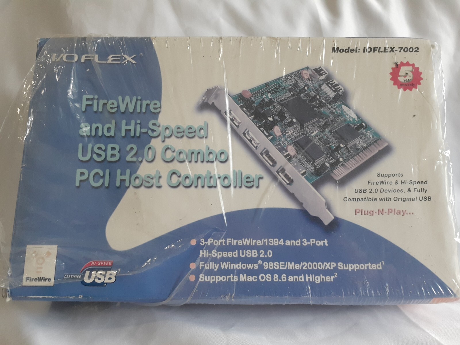 I/O Flex FireWire & USB 2.0 6-Port PCI Host Controller IOFLEX-7002