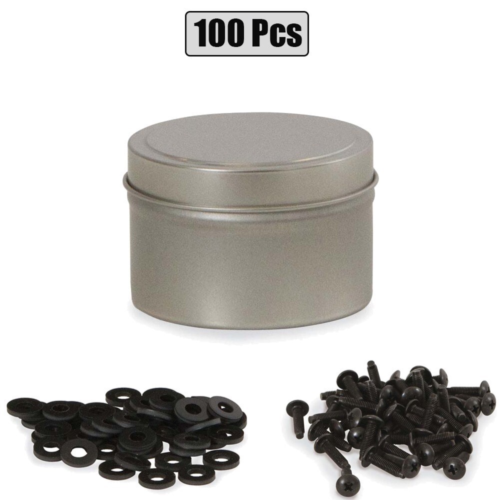#12-24 x 3/4" Rack Mount Screws with Washer Server Cabinet Shelves Bolts 100 Pcs