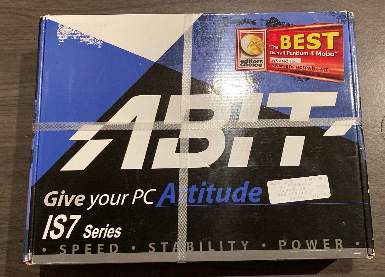 ABIT IS7 Series Motherboard - NEW SEALED