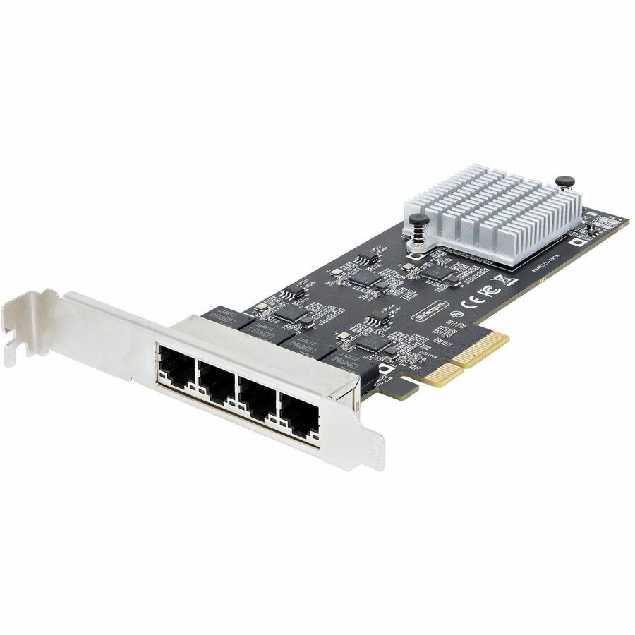 StarTech 4-Port 2.5G NBASE-T PCIe Network Card, Computer Network Card Interface,