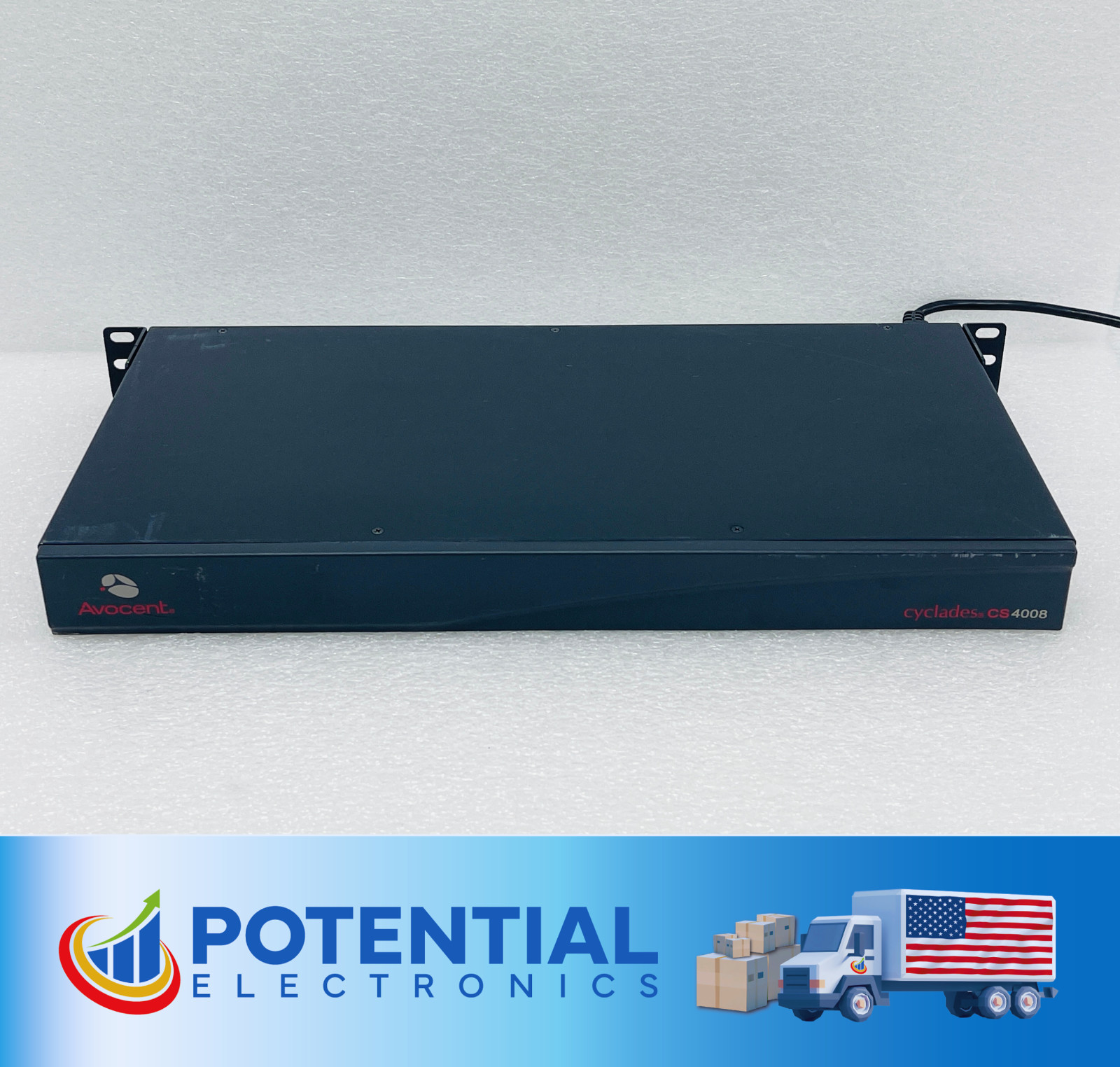 USED - Avocent KVM CCS4008 8 Ports  Cyclades Console Server w/ 