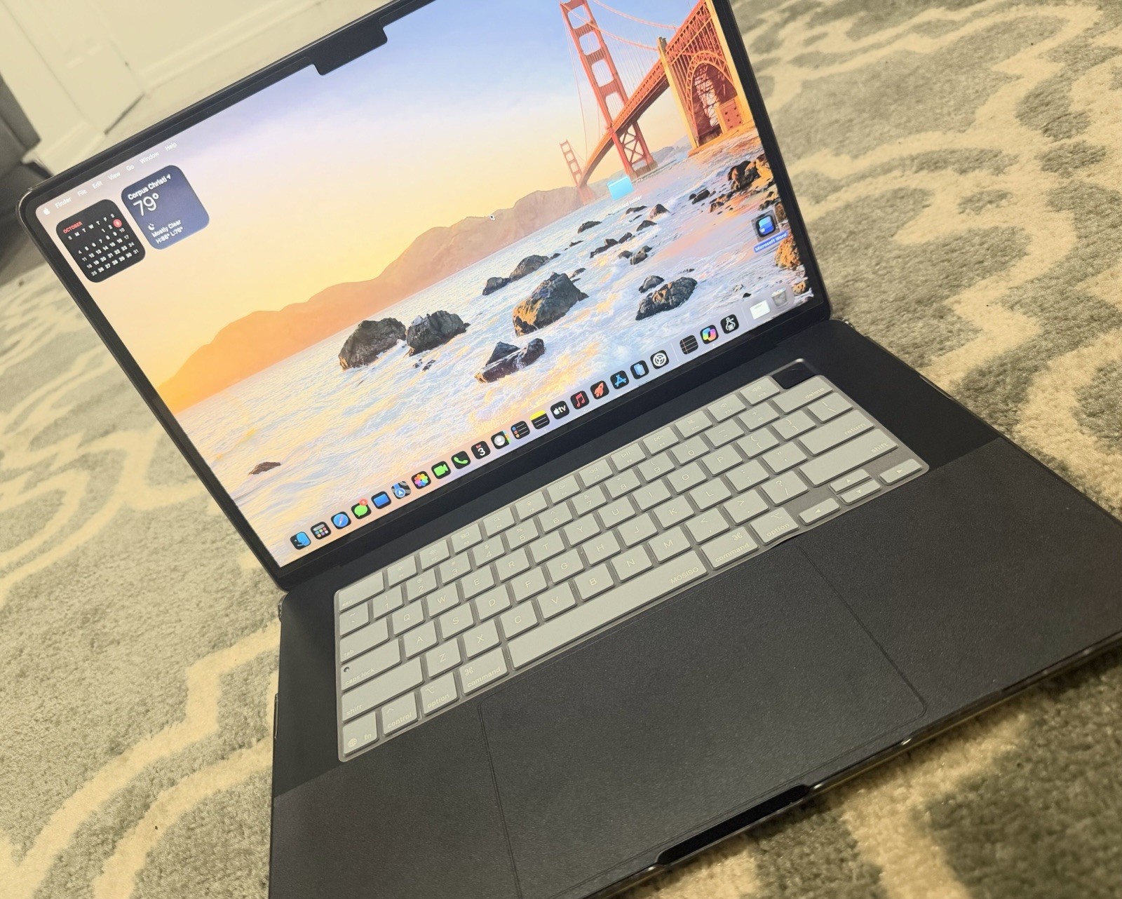 Apple MacBook Air 15.3’ Midnight- M4-16GB 256SSD, 6 cycles only & 100% battery🔋