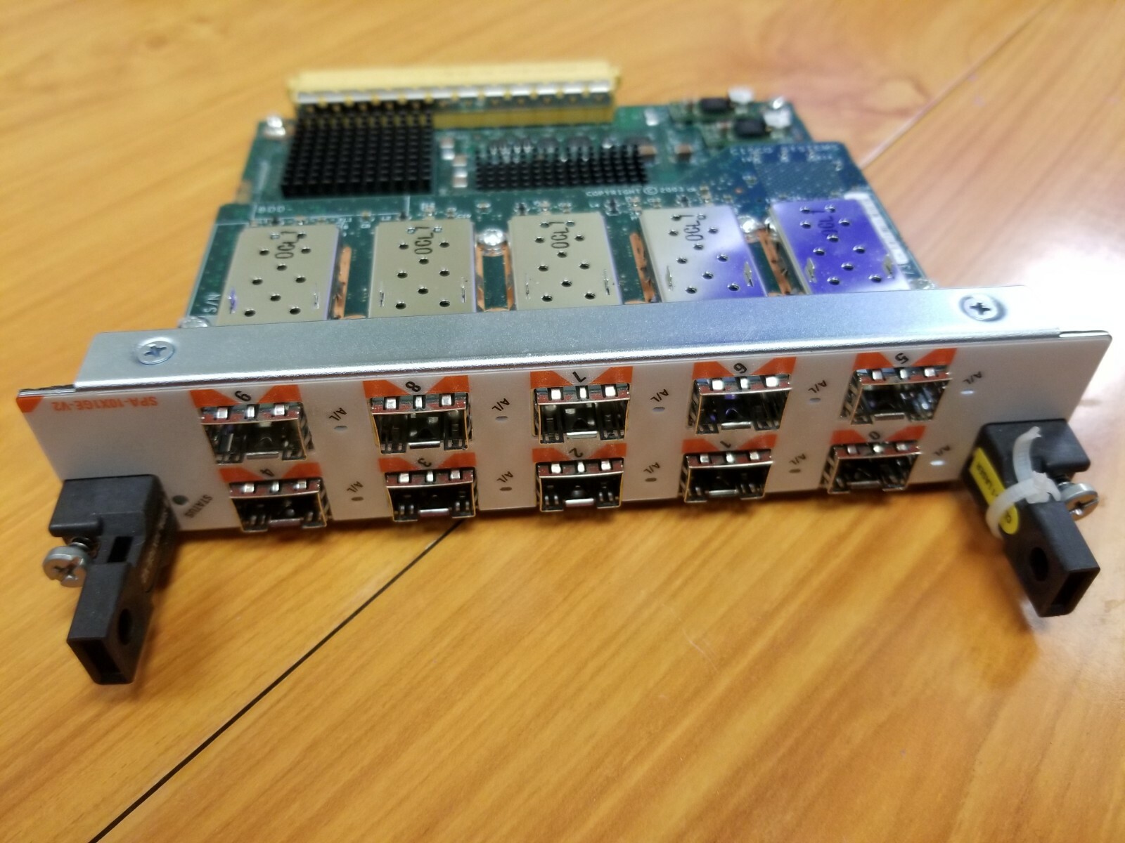 Cisco SPA-10X1GE-V2 V03 Gigabit Ethernet Shared Port Adapter 10-Port 68-2615-02 