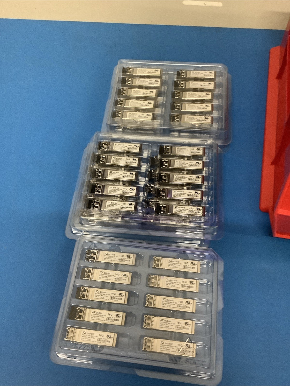 *LOT OF 10* Qlogic FTLF8529P3BCV-QL 16GB SW SFP+ 300m 850NM Optical Transceiver