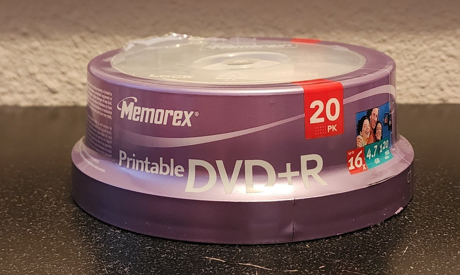 Memorex Printable DVD+R 20 Pack