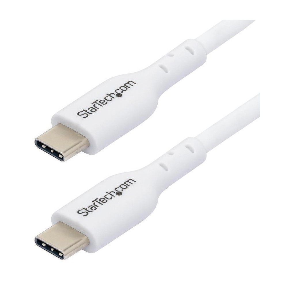 Startech USB2CC2MNCWHE 2M WHITE USB-C CHARGING CABLE 60W POWER DELIVERY M/M TYPE