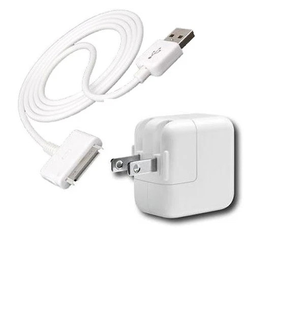 Wall Charger Power Adapter Plug + USB Cable for iPad 1/2/3 1st/2nd Generation