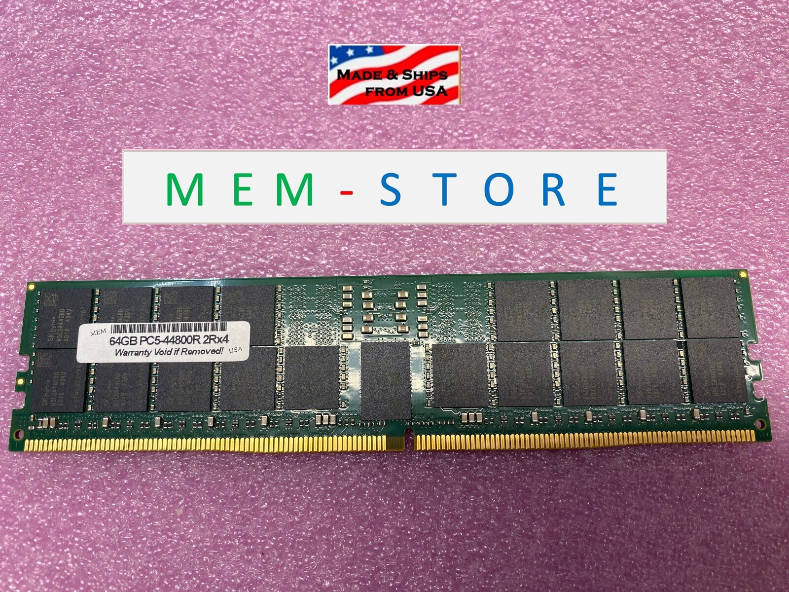 DDR5 64GB 5600 RDIMM RAM Compatible w/ Asus ESR1-511-X4TF EG520-E11-RS6-F Server