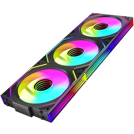Jungle Leopard PC Fan JM-V2 120 Daisy-Chaine  Fan —— Black Reverse
