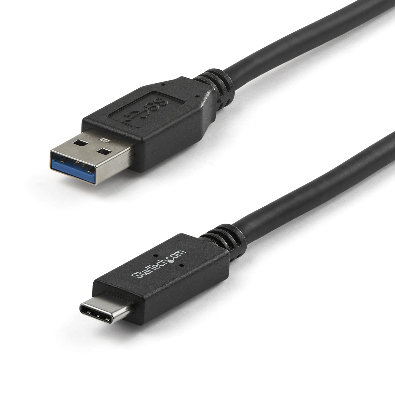 StarTech 3ft (1m) USB-A to USB-C Charging Cable, 10Gbps, 3 ft / 1m, Black 