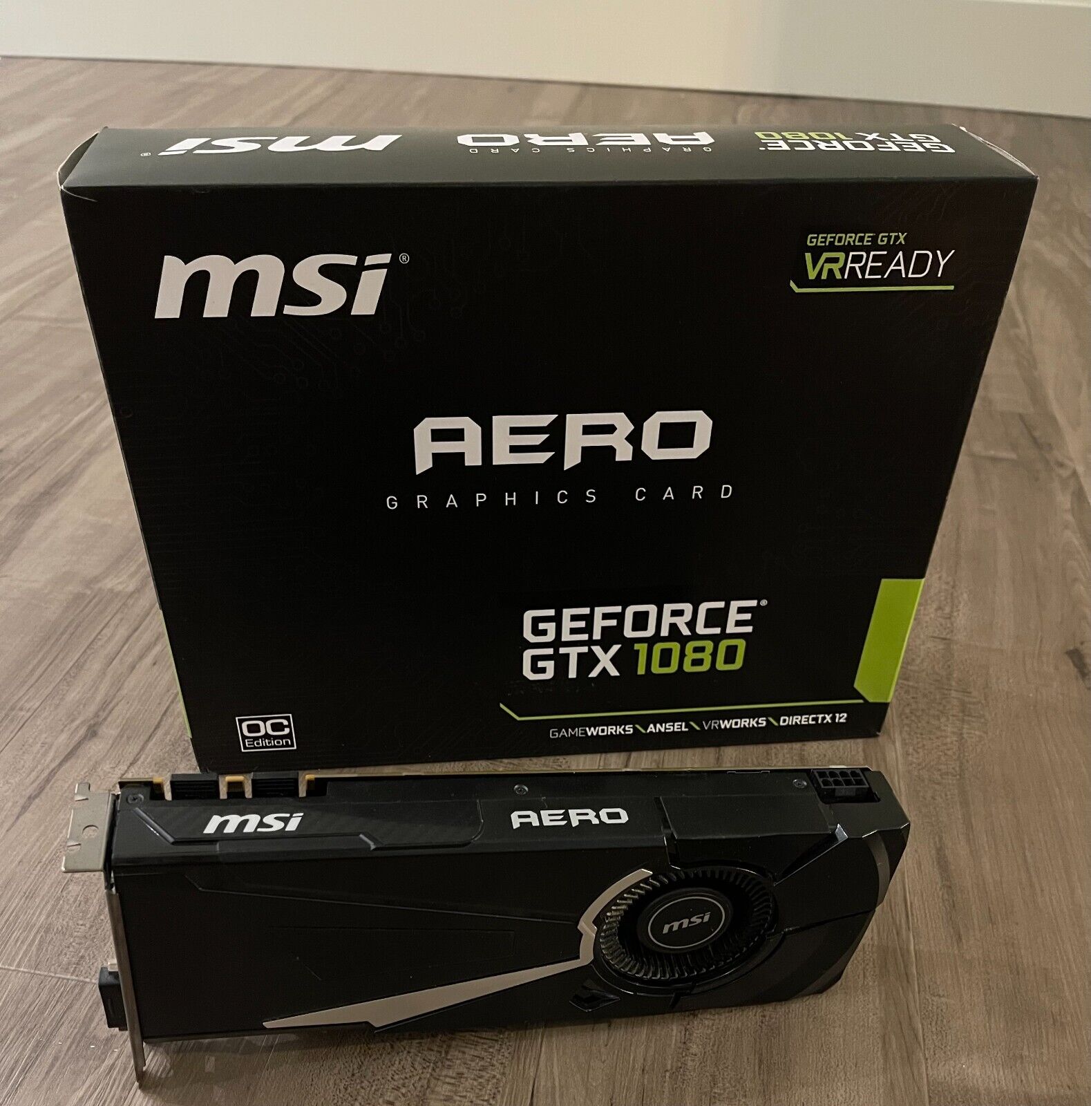 MSI GeForce GTX 1080 Aero 8G OC 8GB GDDR5X Graphics Card