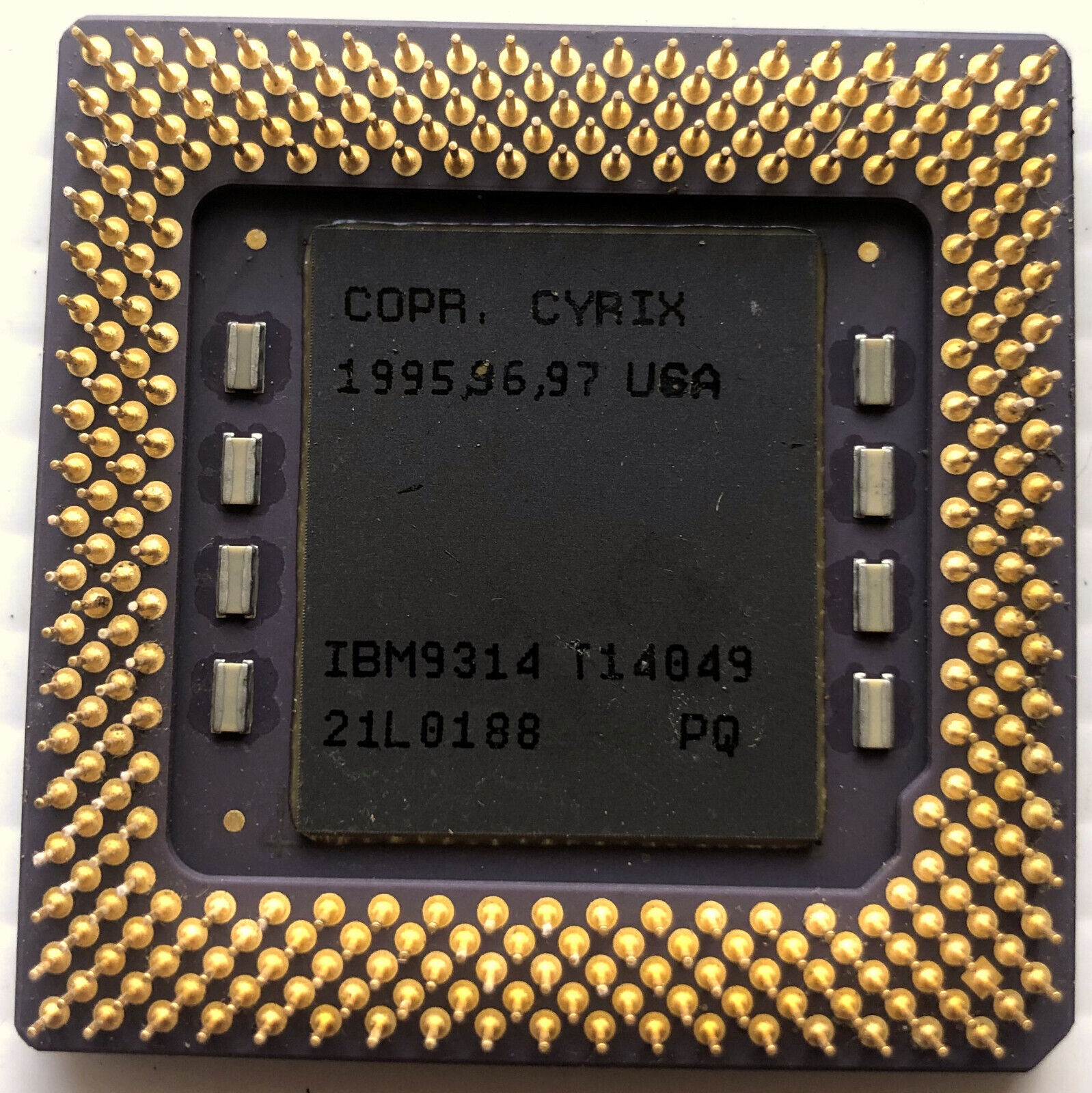 IBM 6x86MX PR233 75Mhz Socket 7 CPU Gold Top IM26x86MX-8VAPR233GE 2.9V CORE