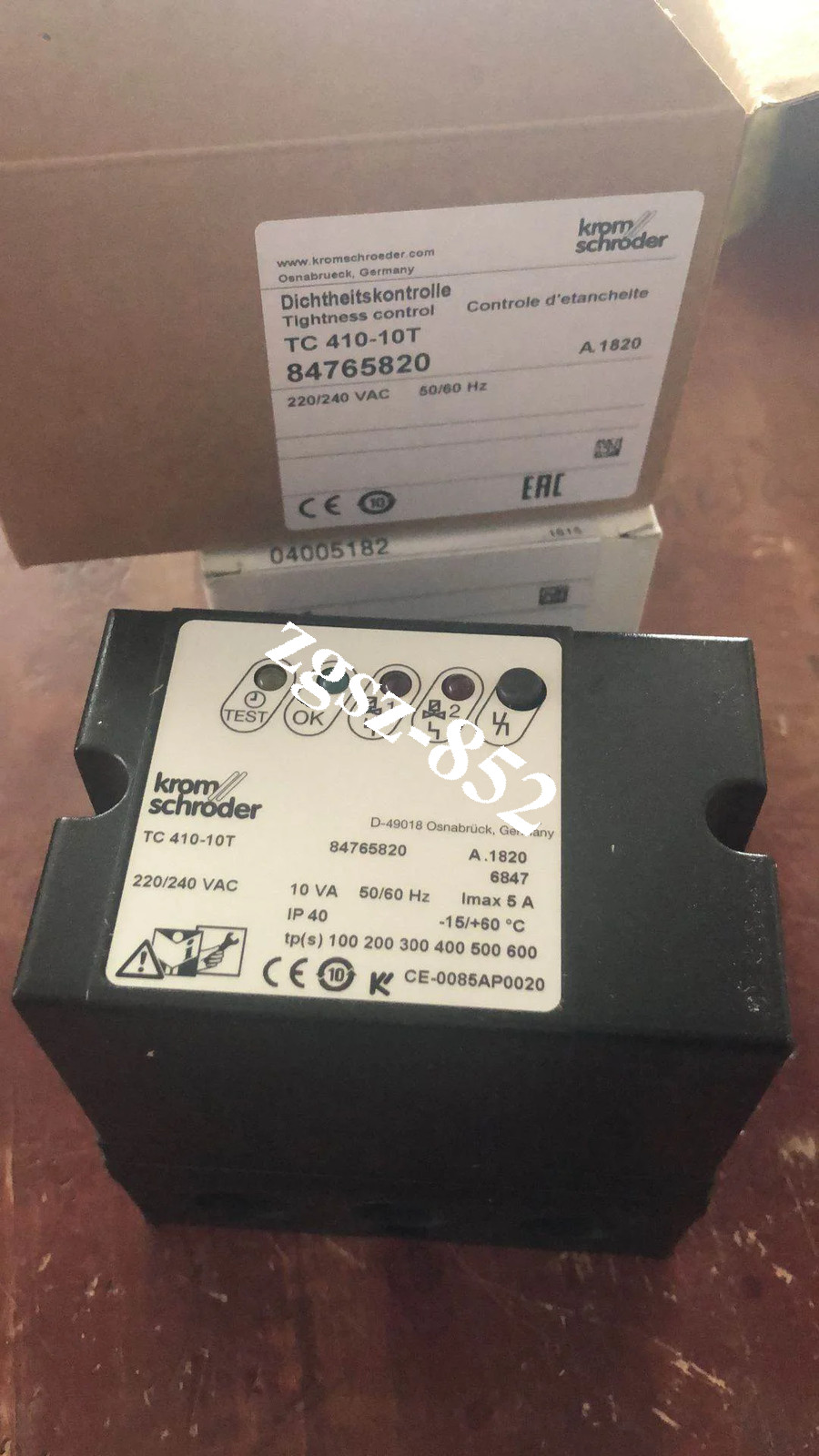 1pcs NEW Krom Schroder valve leak detection controller TC410-10T Fast FedEx DHL
