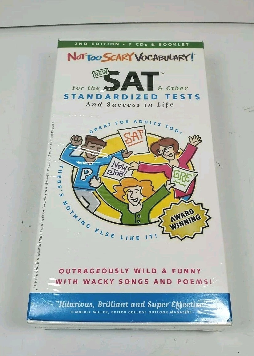 Not Too Scary Vocabulary SAT Standardized Test Study Guide Homeschool