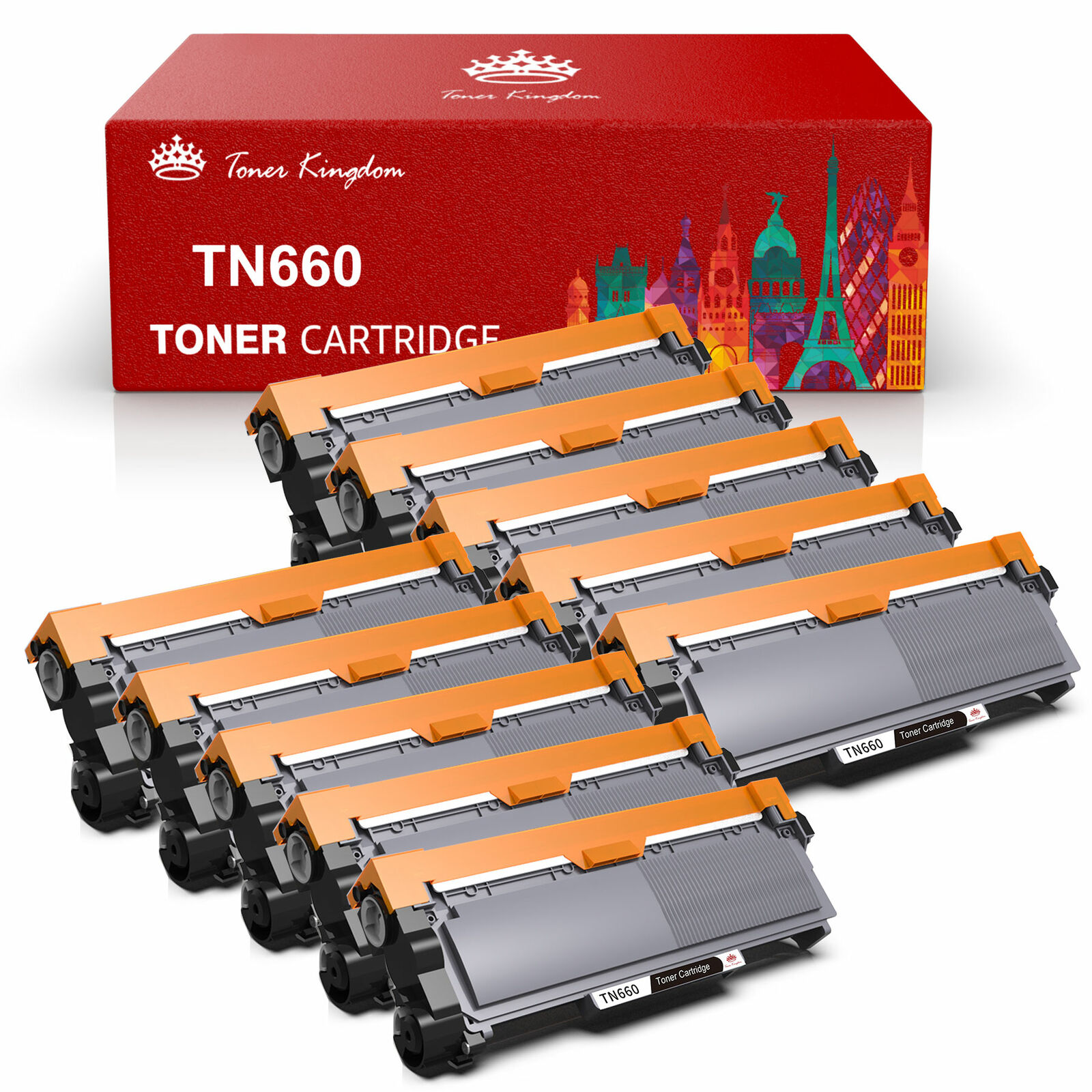 10PK TN660 Toner Compatible TN630 For Brother MFC-L2700DW DCP-L2540DW HL-L2320D