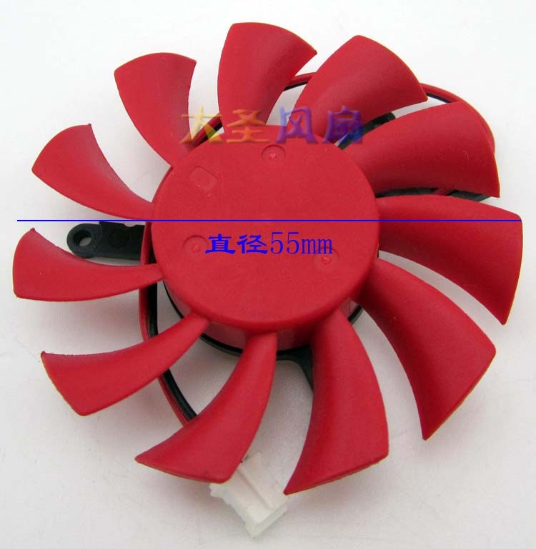 New For GAINWARD GT220 Red Feather Edi Graphics Card Fan FS1260-A1112A 12V 0.20A