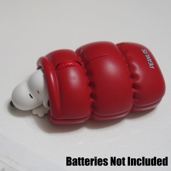 Peanuts Snoopy Figure Wireless Mouse Bluetooth 2.4GHz Multi-Pairing Red New