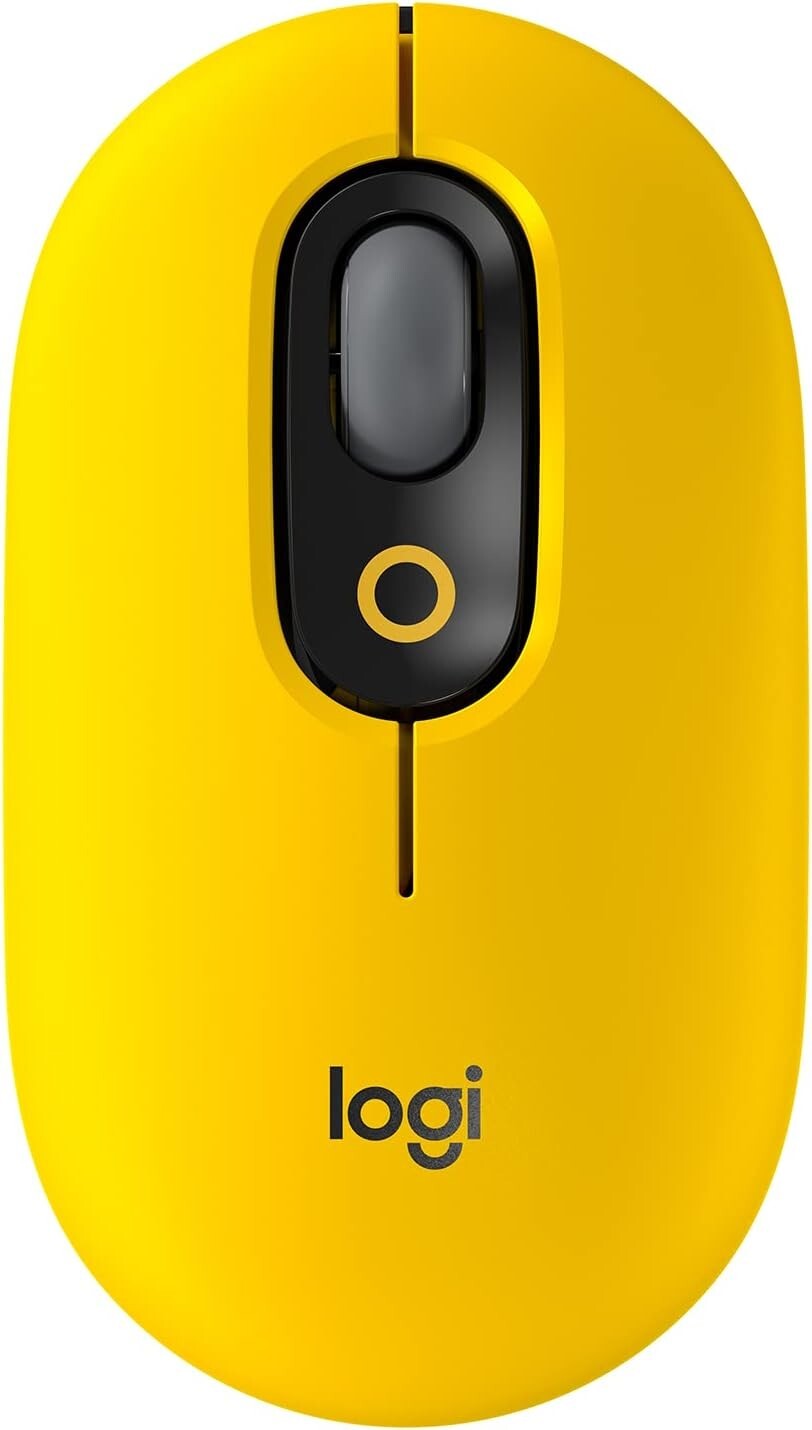 Logitech POP Mouse, Wireless optical Mouse with Customizable Emojis, SilentTouch