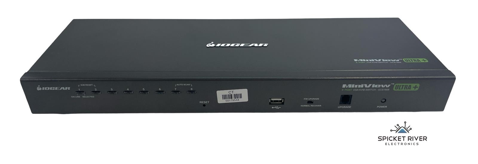 IOGear MiniView Ultra+ GCS1808 8-Port PS/2 USB VGA Combo KVMP Switch