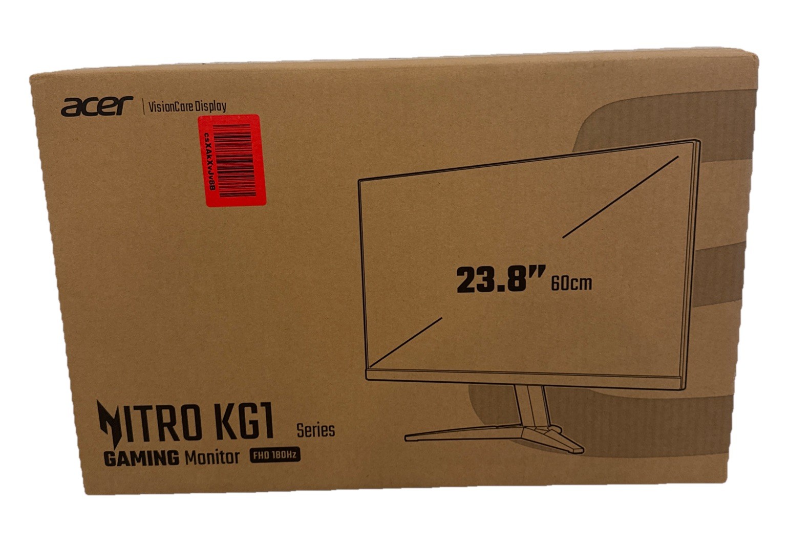 GAMING PC MONITOR Acer Nitro KG1 KG241Y 23.8" FHD 180Hz 1ms FreeSync NEW HDR10 