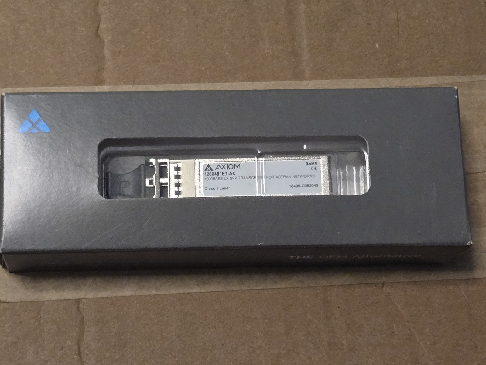 Axiom 1200481E1-AX 1000BASE-LX SFP Transceiver – ADTRAN Compatible – New