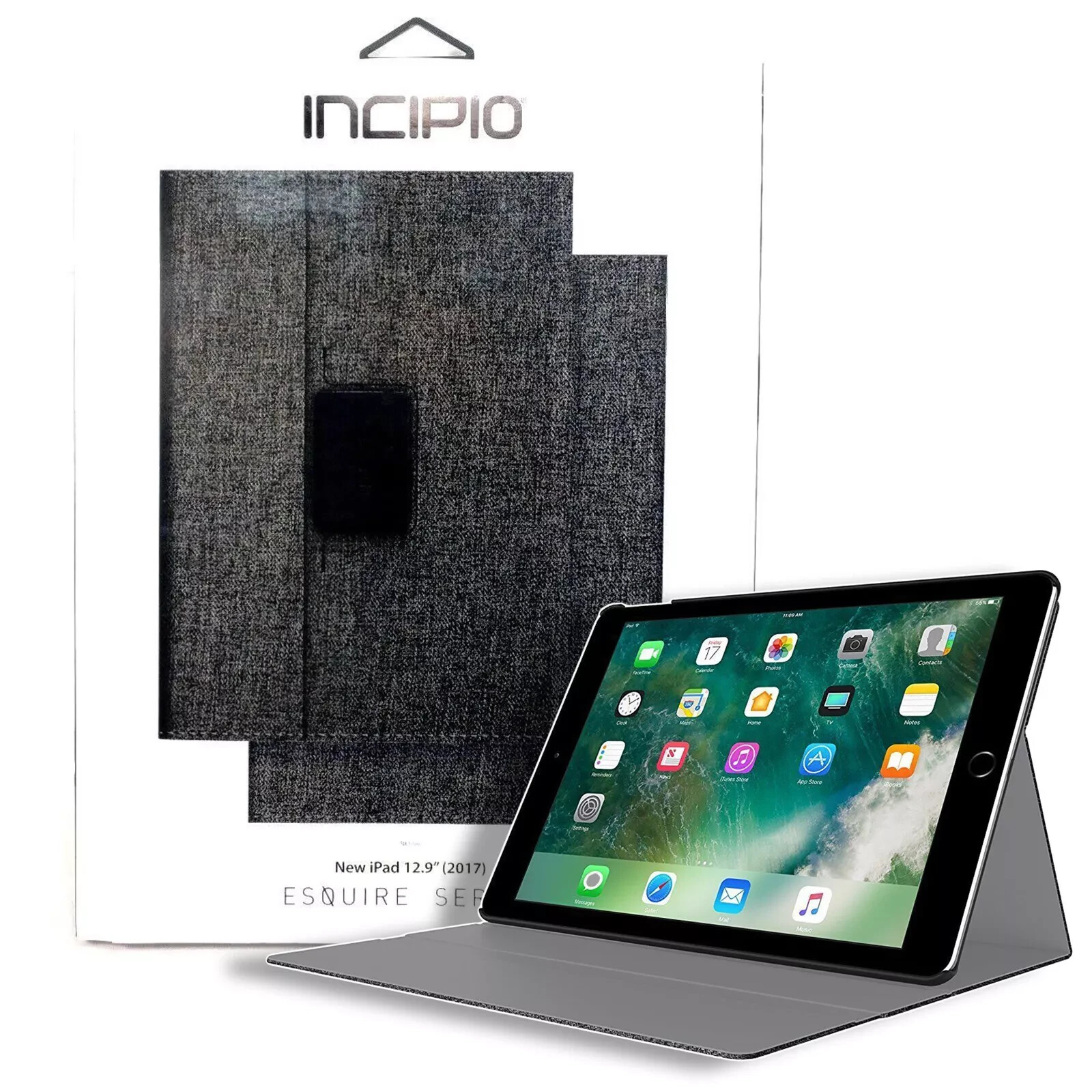 Incipio Esquire Series Durable Fabric Folio Protection Case For iPad 12.9" 2017
