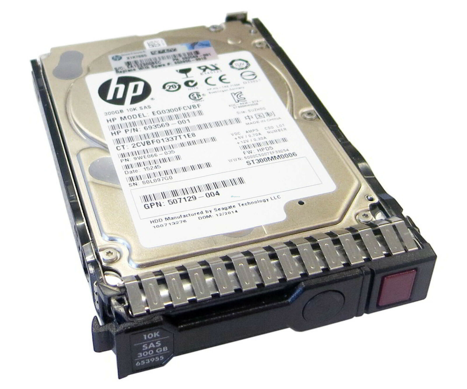 HP EG0300FCVBF 693569-001 300GB 10K 2.5