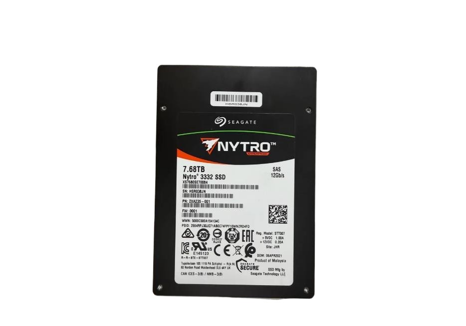 Seagate Nytro 3332 7.68TB SAS 12Gbps 2.5in ENT SSD XS7680SE70084