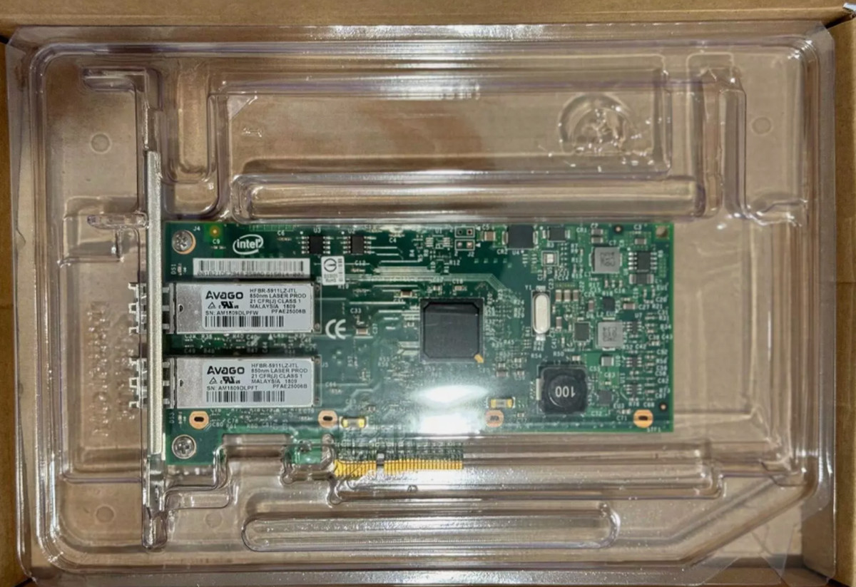 New In Box Intel I350F2BLK Ethernet Server Adapter PCIe
