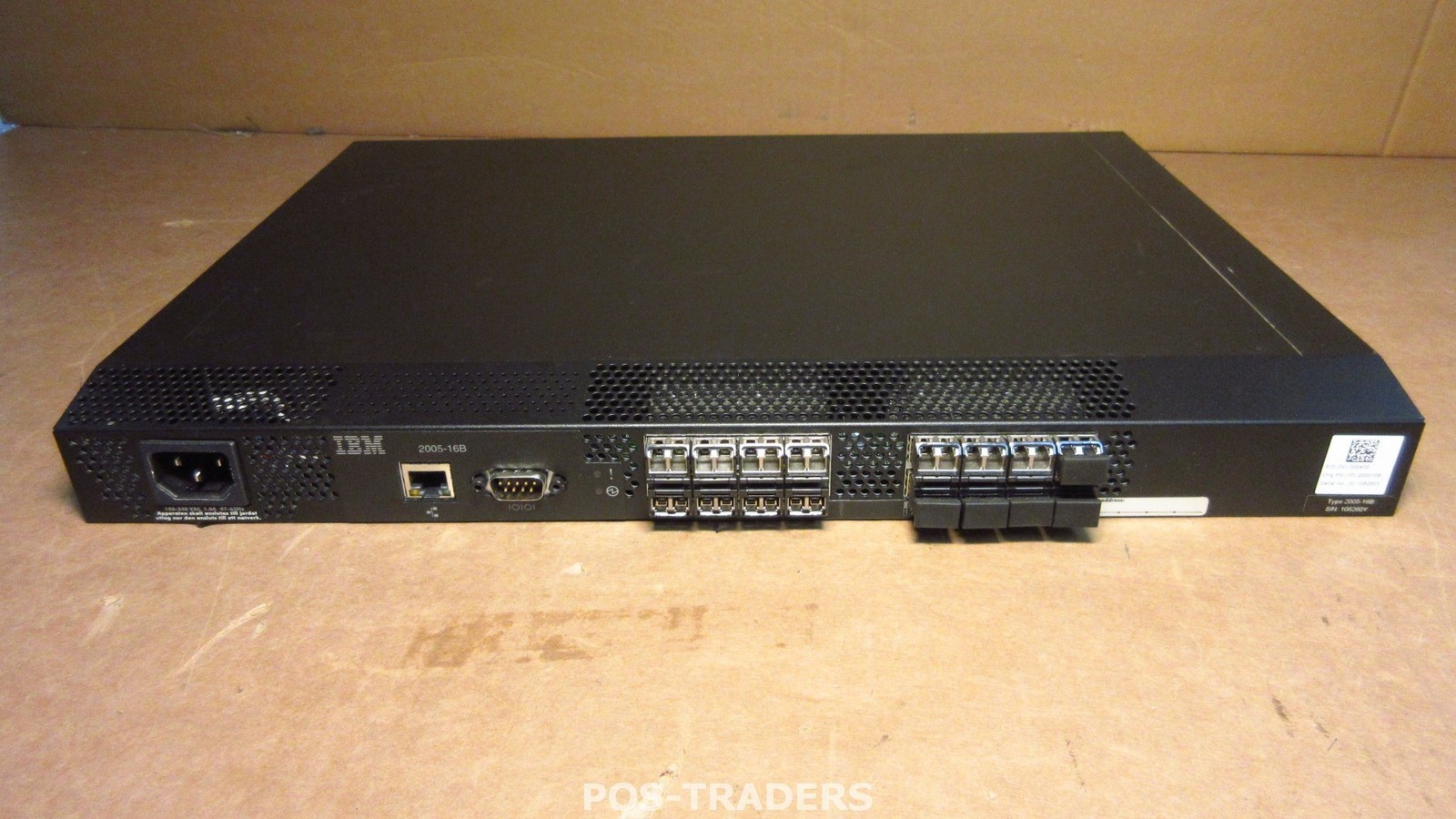 IBM TotalStorage SAN16B 4Gbps 16-Port Fibre Channel Switch 2005-16B + 16X SFP'S