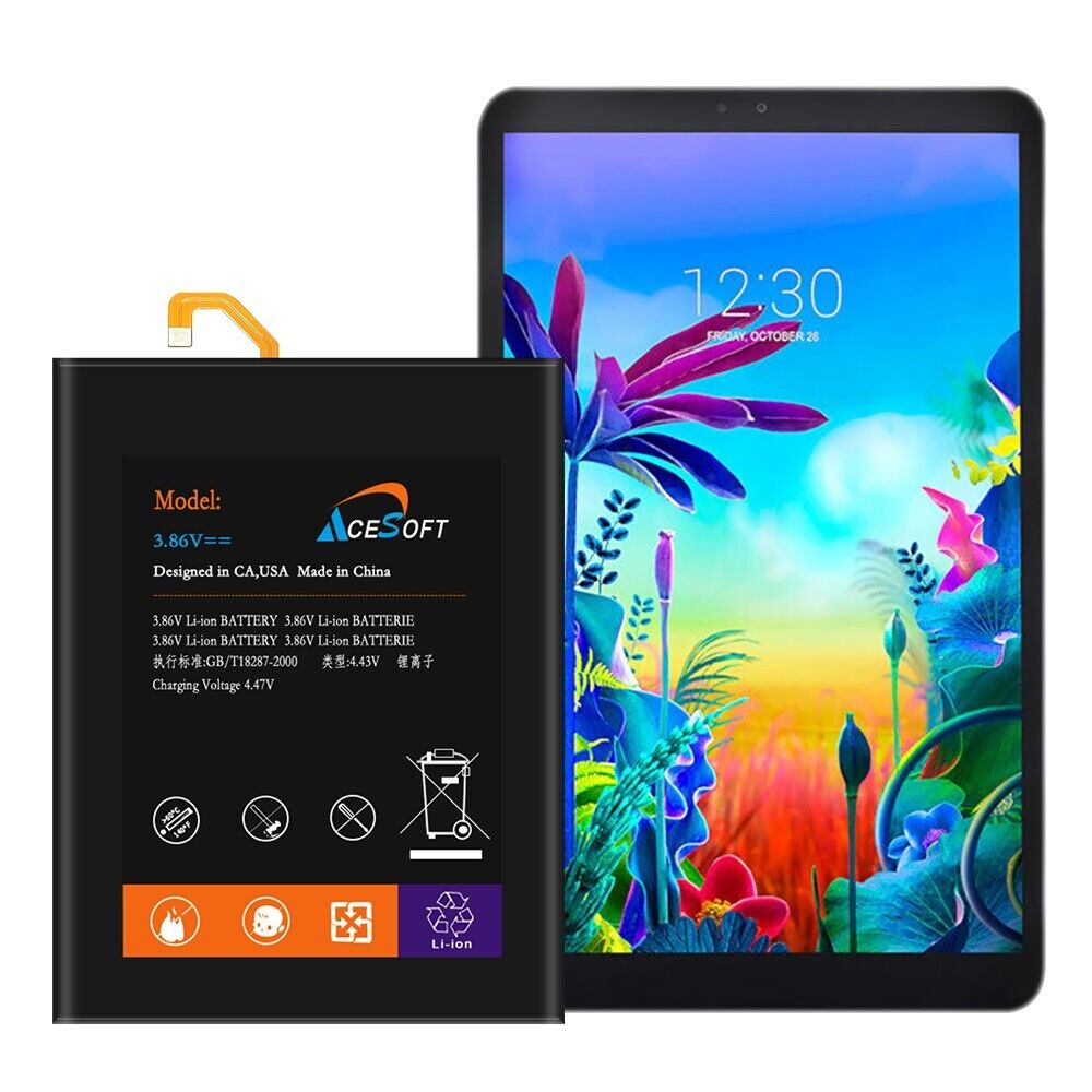 High Power 8300mAh Standard Durable Battery for LG G Pad 5 10.1 FHD LM-T600TS US