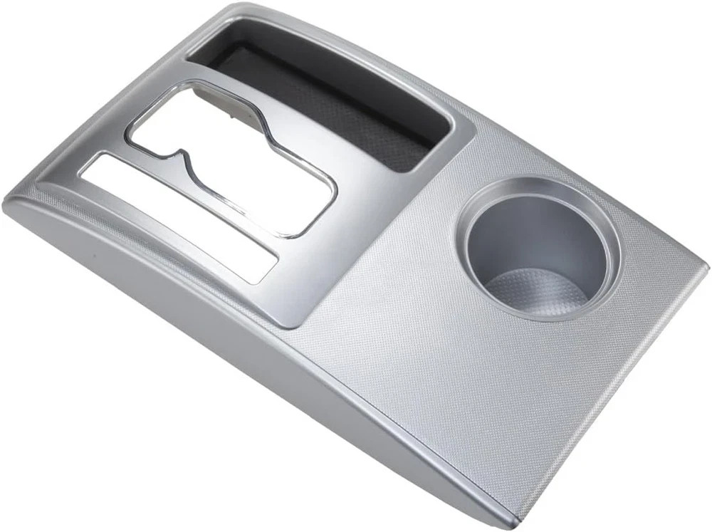 Console Shifter Bezel Compatible with Toyota Tacoma 2005-2015 Silver Color