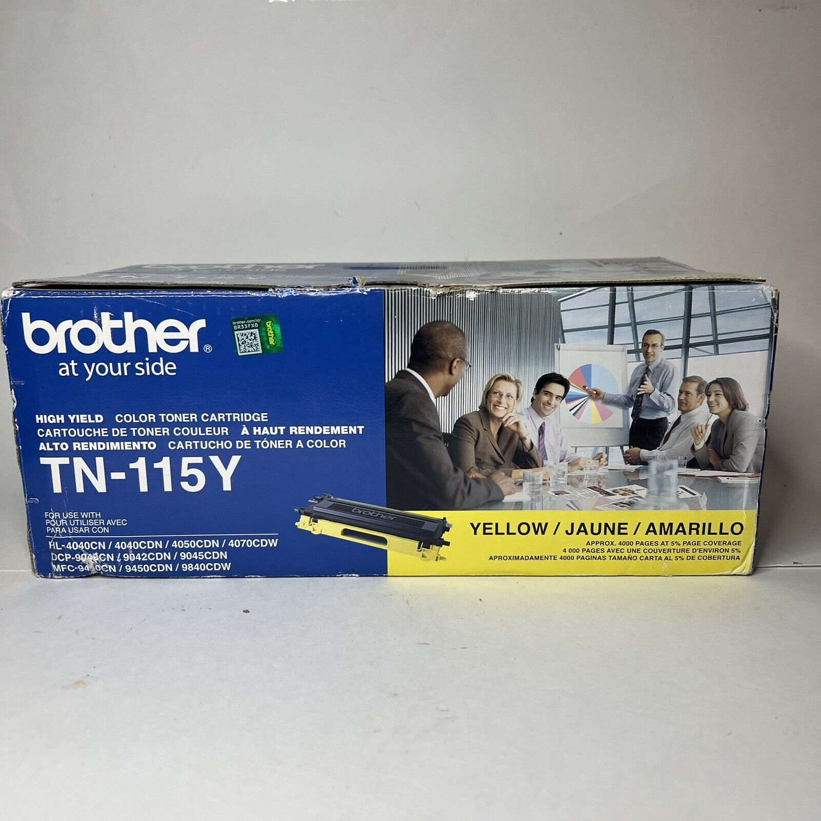 Brother TN115Y Yellow Laser Toner Cartridge DCP-9040CN/HL-4040CDN Genuine