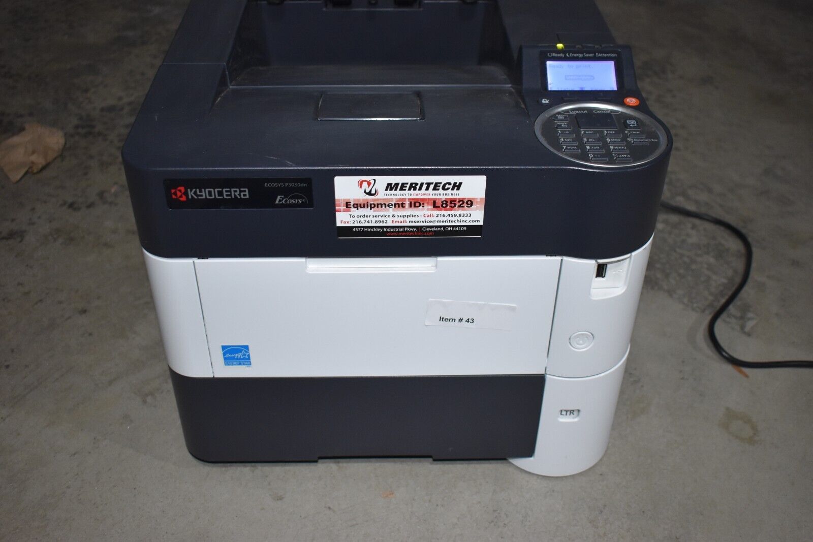 KYOCERA Ecosys P3050DN A4 Workgroup Mono Laser Printer (50ppm) Duplex