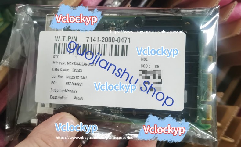 1PCS NEW Mellanox MCX631432AN-ADAB Network card module delivery Via Fedex/DHL