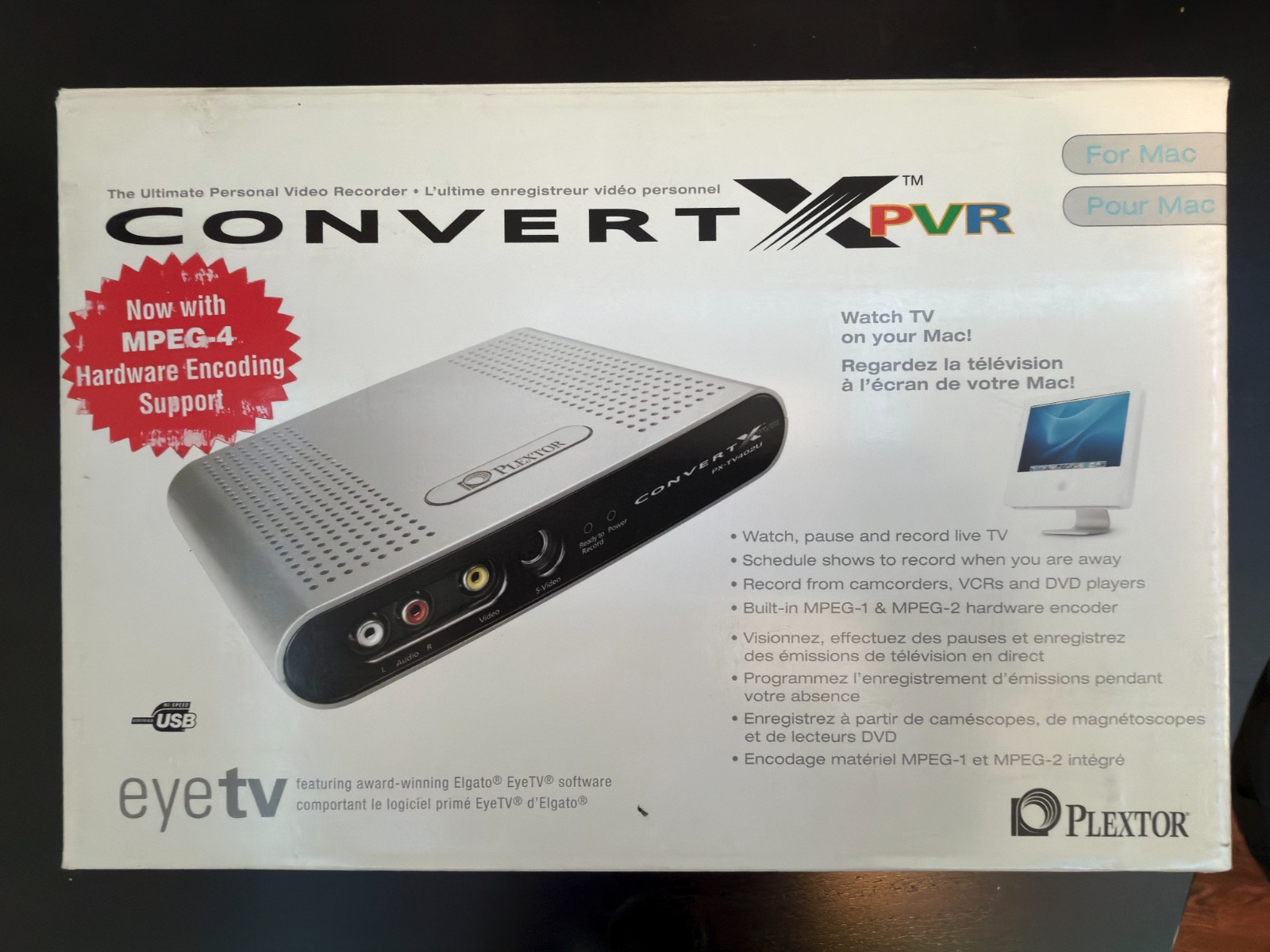 Plextor Convert X PVR VIDEO CAPTURE PX-TV402U - External