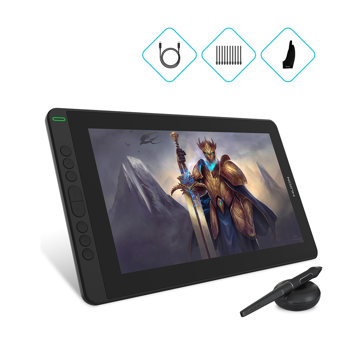 Refurbished Huion KAMVAS 13 Graphics Drawing Pen Tablet 13.3 Inch Random Color