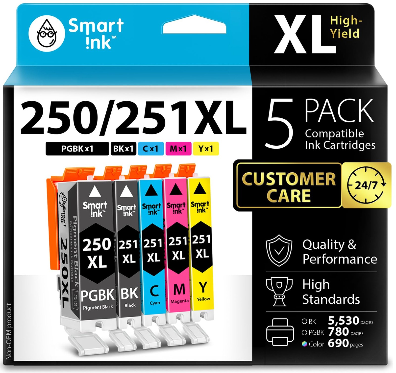 Ink Replacement for Canon PGI-250XL