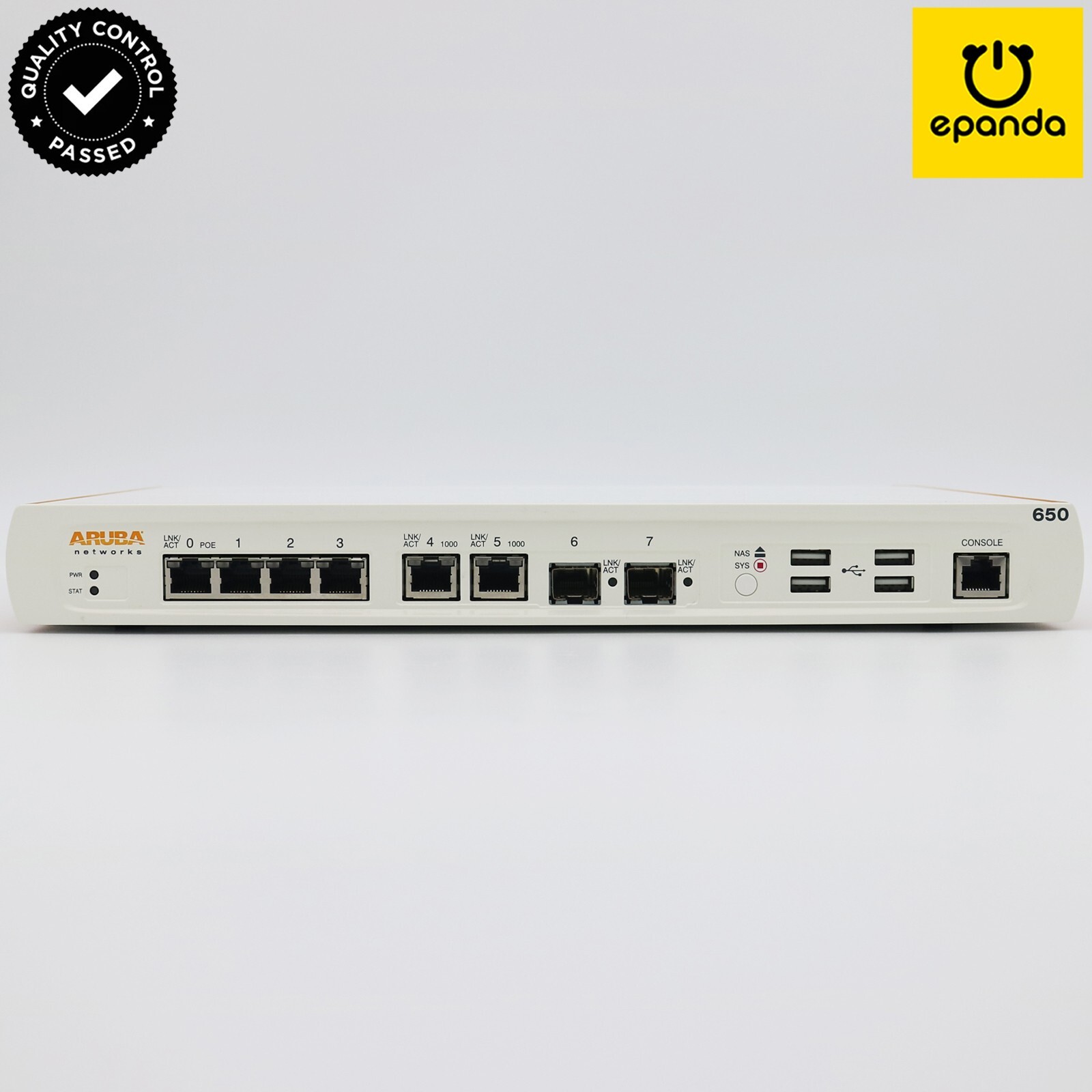 HPE Aruba 650 Wireless Controller PoE+, Unrestricted, License: 16(AP/PEFNG/RFP)