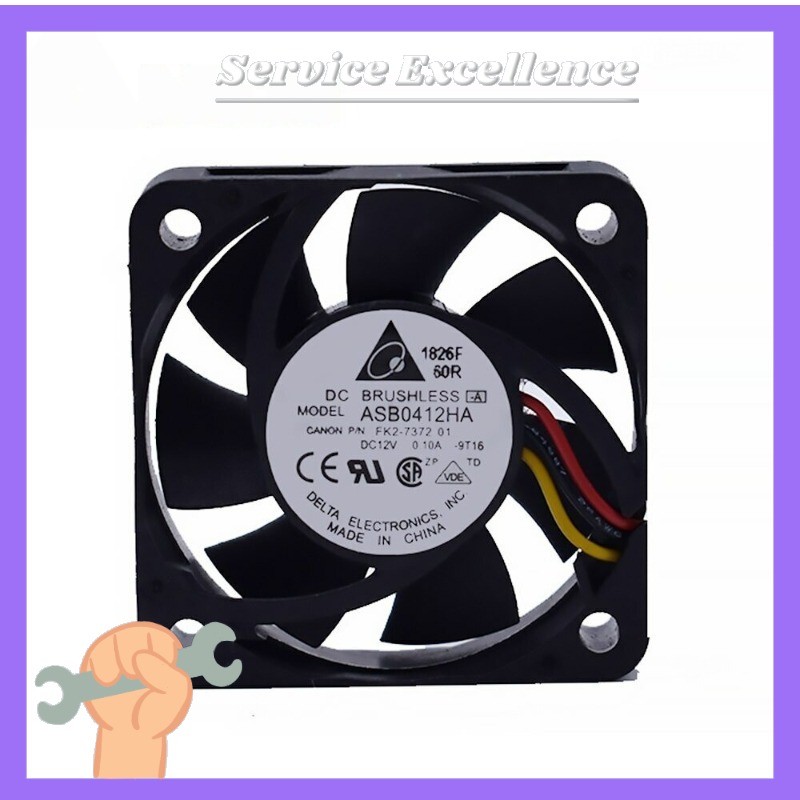 One Delta ASB0412HA DC 12V 0.10A Silent Cooling Fan 40x40x10mm Fast Shipping