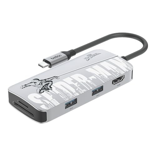 Disney Marvel Belkin Connect USB-C Hub 5-in-1 DDR200 Support Double Memory Card