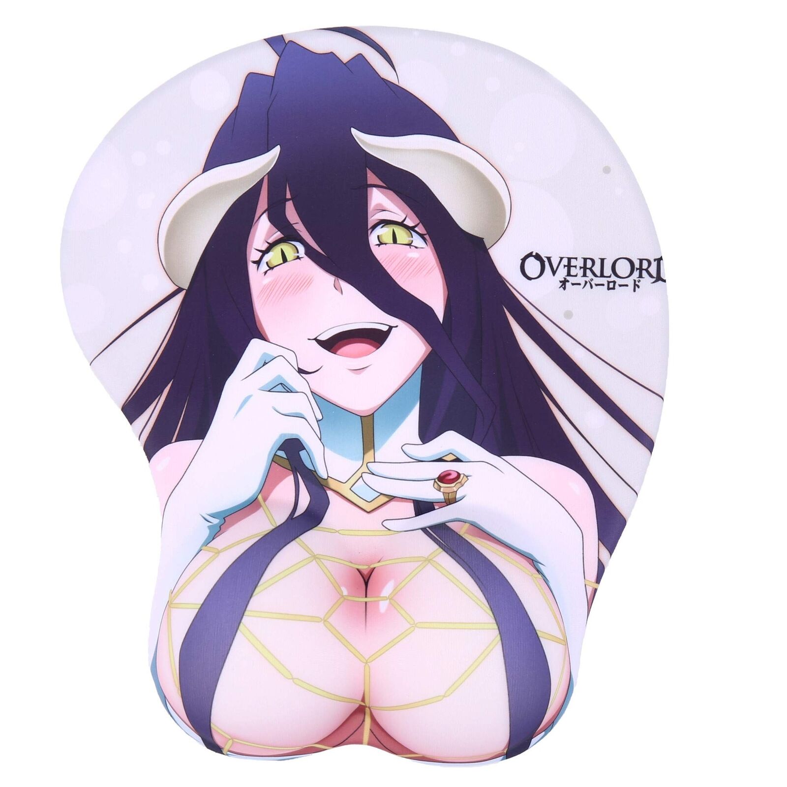 Overlord Albedo 3D Anime Mouse Pads with Wrist Rest Gaming Mousepads 2Way Ski...