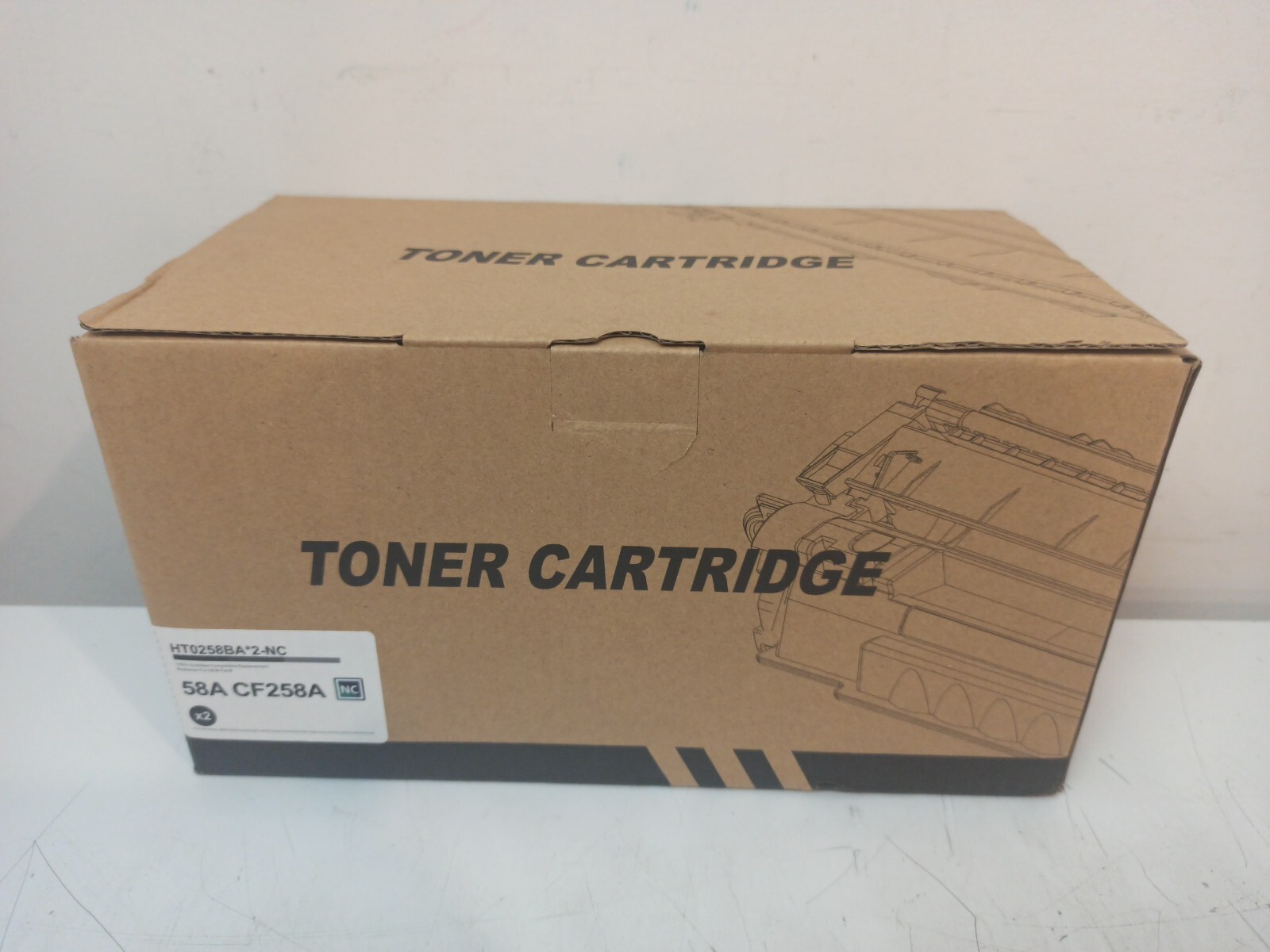 2PK CF258A 58A Toner For HP LaserJet Pro M428 M428fdw M404 M404n M404dn NO Chip
