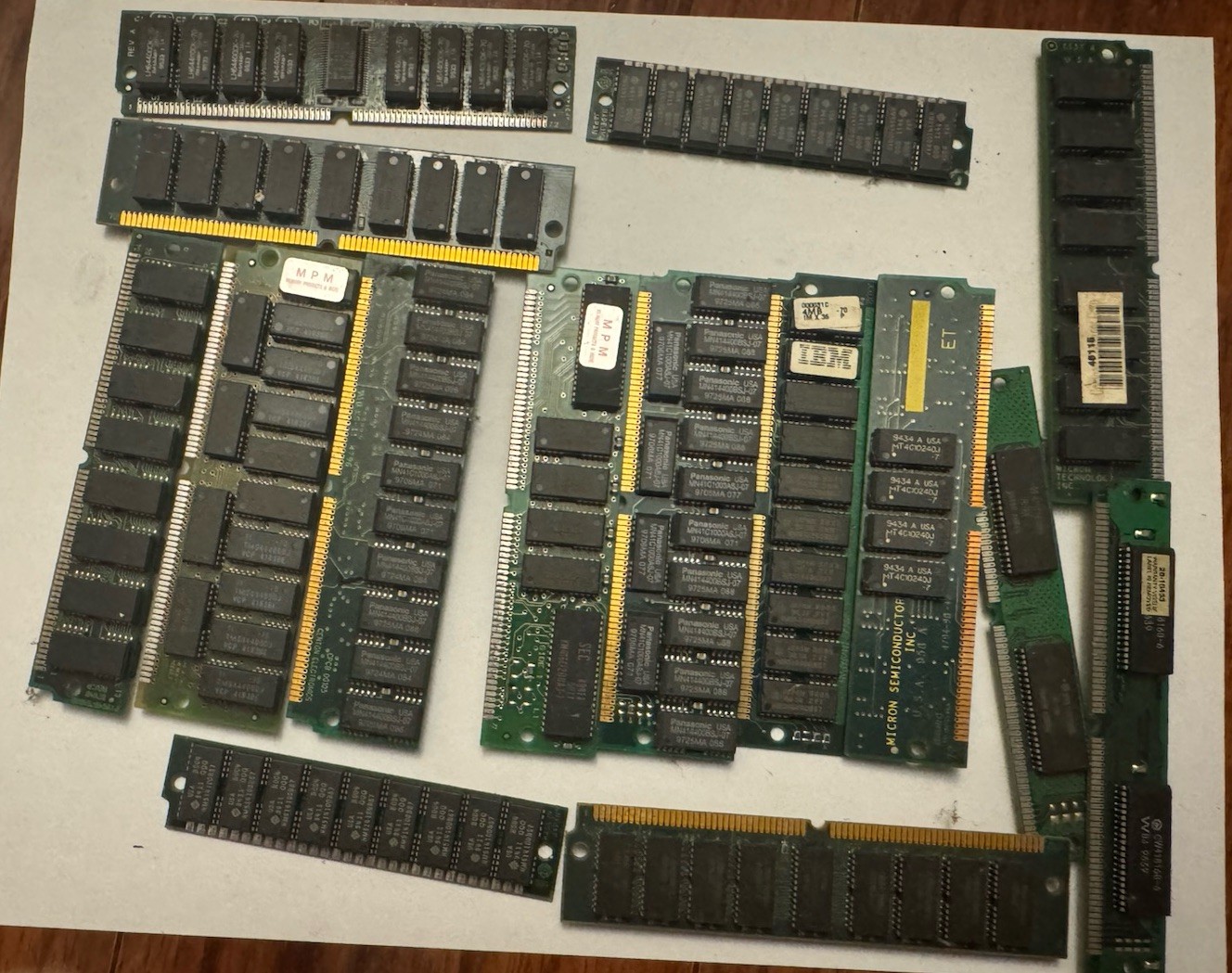 Vintage SIMM RAM Memory Lot Compaq Micron Panasonic 30/72 Pin Retro PC Untested