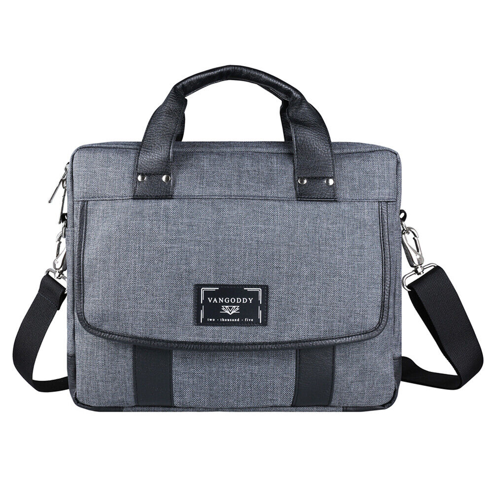 VanGoddy Classic Leather Briefcase Travel Shoulder Bag For 11\