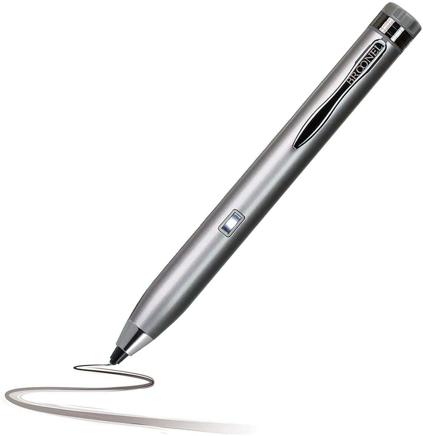 Broonel Silver Fine Point Digital Active Stylus For Samsung Galaxy S10 FE+ 13.1"