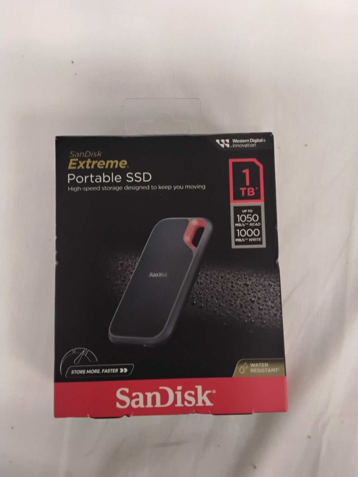 NEW SEALED SanDisk Extreme Portable USB 3.2 SSD - 1TB # SDSSDE61-1T00-AW25