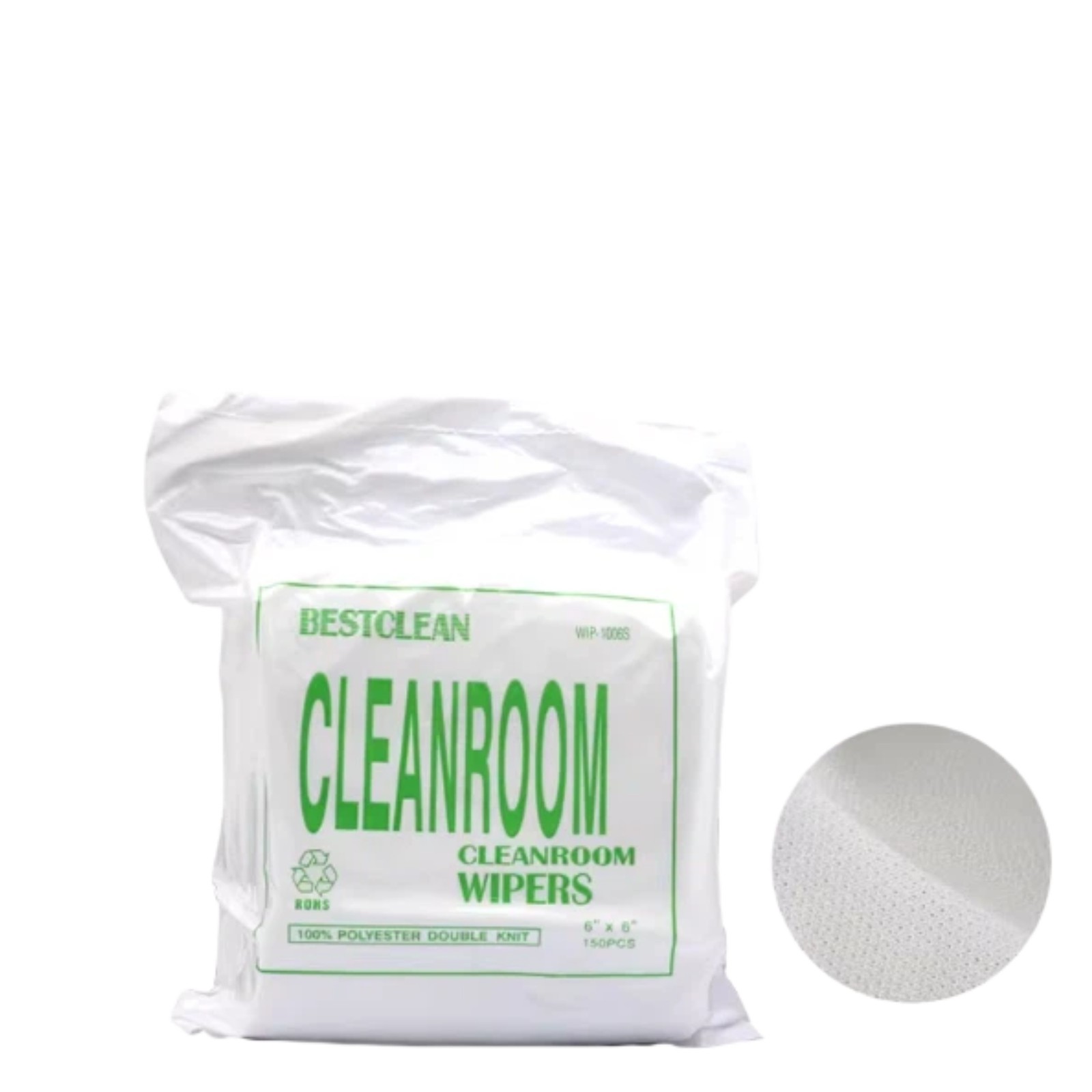 6X6 inch CLEANROOM WIPERS for Printer Instrument Optics Cleaner