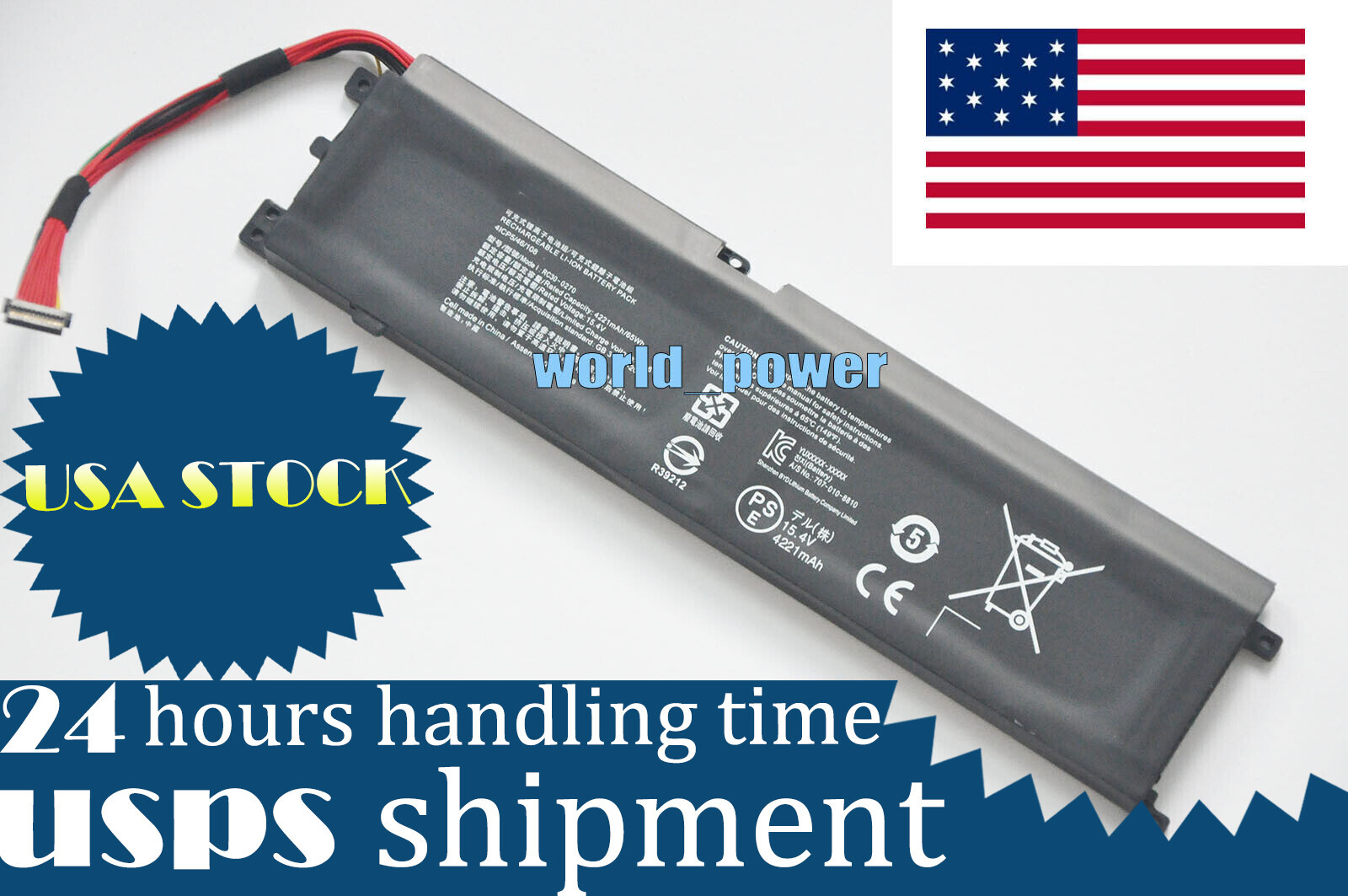 Genuine RZ09-0270 RZ09-03006 RC30-0270 Battery For Razer Blade 15 Base 2018 2019